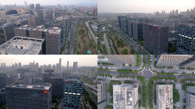 航拍南京新城科技园