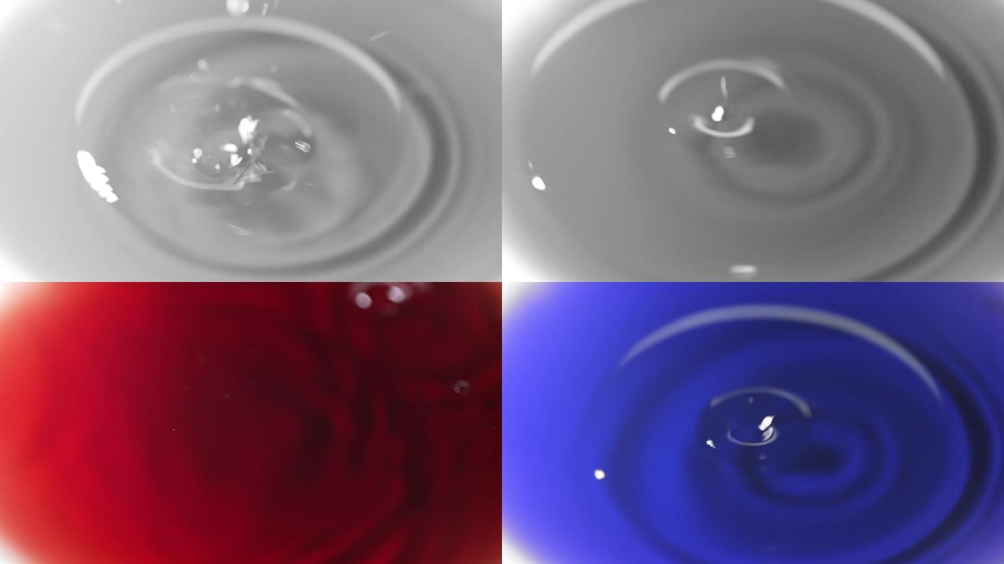 3种颜色水滴