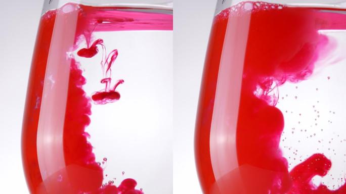 玻璃中的红色液体竖屏