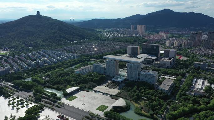 湖州 城市 风景 航拍