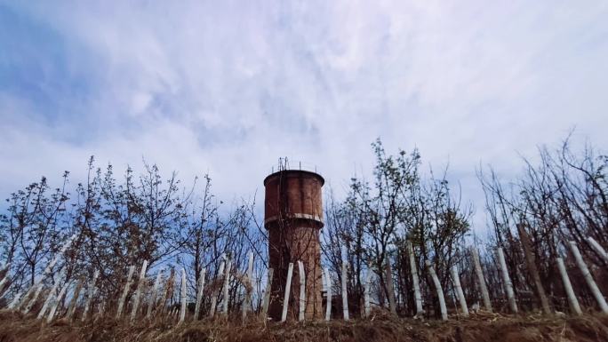 水塔 延时拍摄 水利 供水工程 地下水