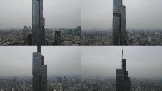 南京紫金大厦航拍