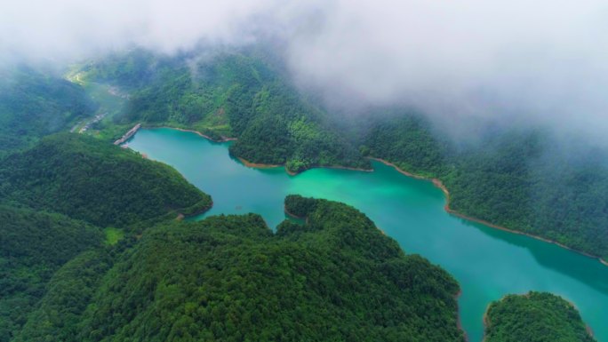 绿水青山生态水库淡水资源水利环保