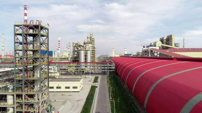 化工厂宝丰能源工业园生产线石油石化产业园