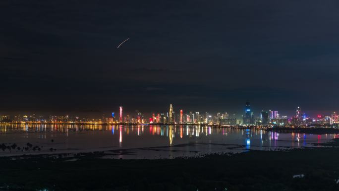 深圳湾后海夜景延时