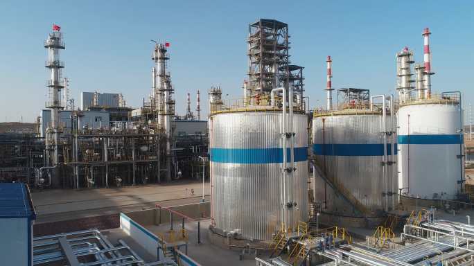 化工厂内蒙古神华榆林乙二醇能源工业园生产