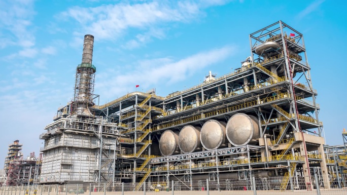 化工厂能源钢构工业园生产线 化学装置