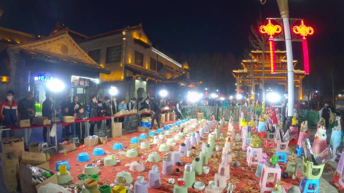 【4K】夜市套圈、打气球视频