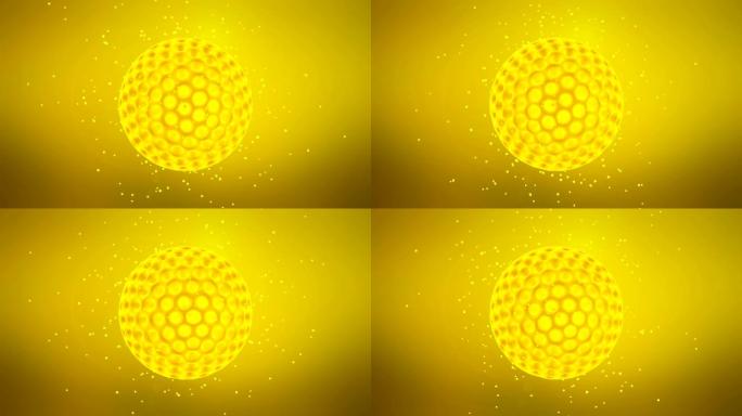移动病毒细胞粒子演绎特效视频