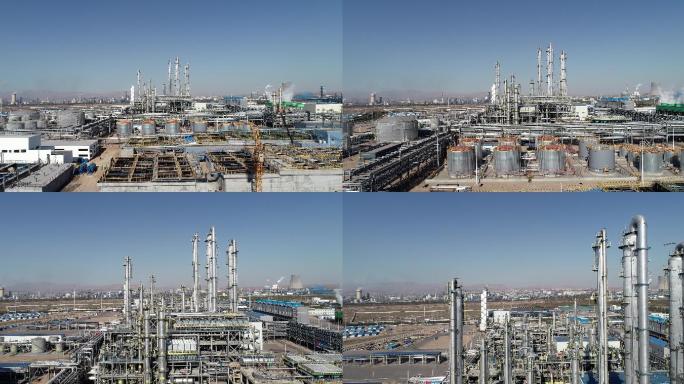 化工厂鄂尔多斯化肥厂建设工地工业园生产线