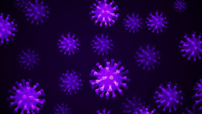 流感流行和新型冠状病毒、SARS、MeRS、H1N1、COVID-19 NCOV传播显微镜观察、全球