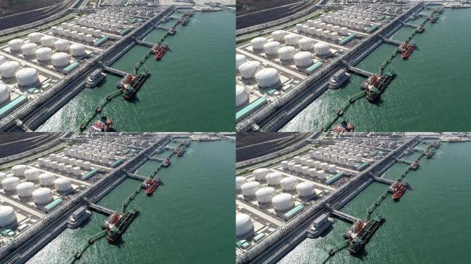化工厂 大连 能源码头 海运 海港