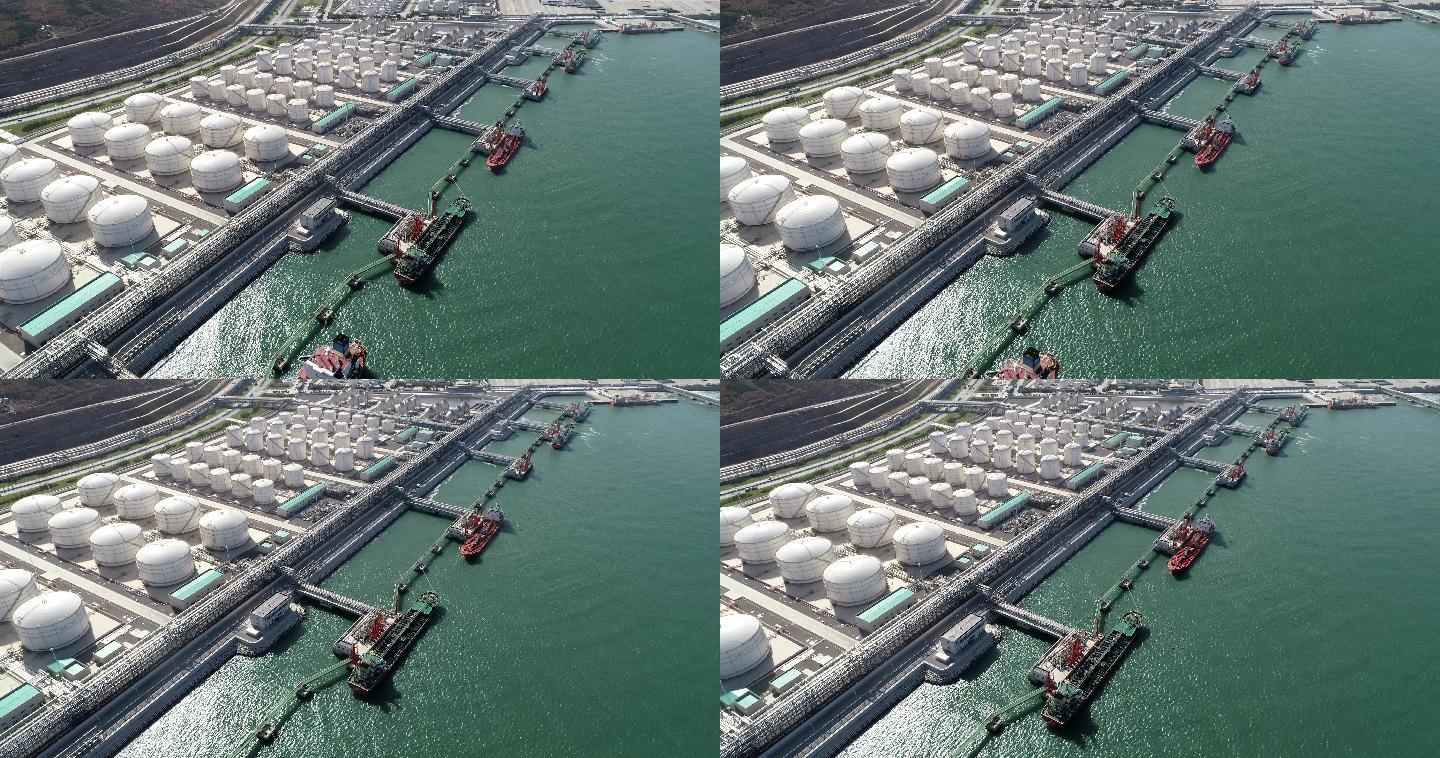 化工厂 大连 能源码头 海运 海港