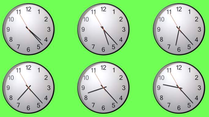 可循环12小时延时时钟