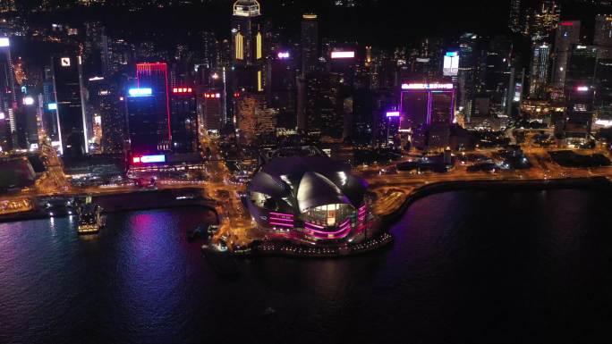 香港会展中心航拍