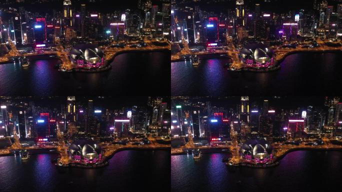 香港会展中心航拍