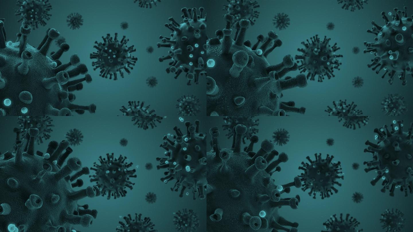 新型冠状病毒2019冠状病毒疾病、流感病毒、梅毒、甲型肝炎病毒、COVID-19型NCOV传播显微镜