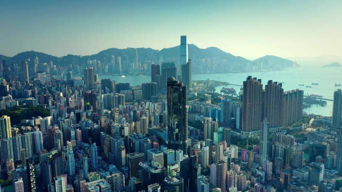 香港航拍大气镜头