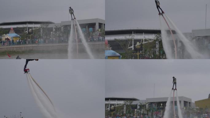 上海海昌海洋公园水上飞人表演