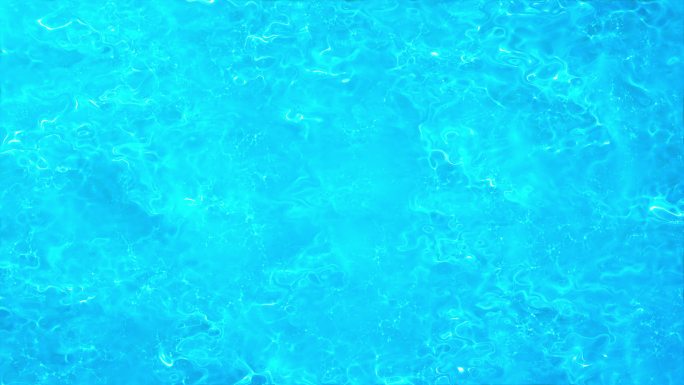 水面-可循环背景动画-蓝色、绿松石色液体