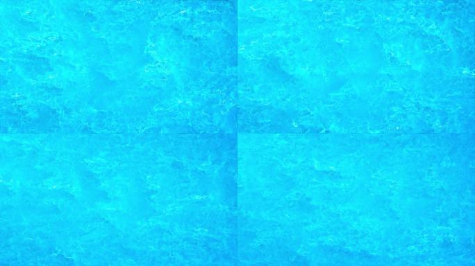 水面-可循环背景动画-蓝色、绿松石色液体