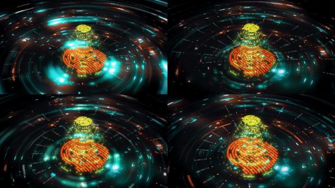 数字指纹扫描验证过程