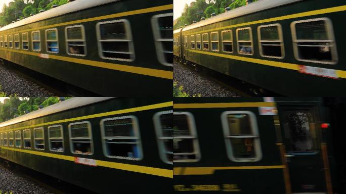 火车、绿皮火车、和谐号、春运、老火车