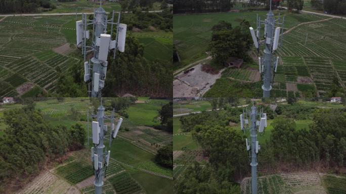 农村信号发射塔通信基站通信设备手机信号