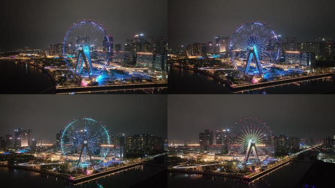 摩天轮夜景