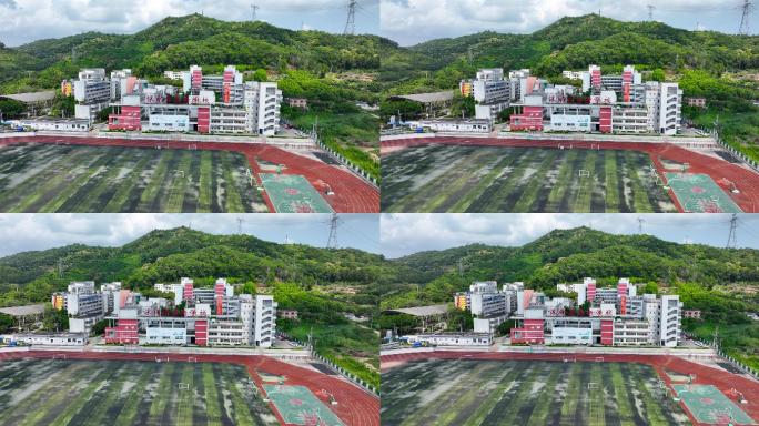 【正版4K素材】深圳市育新学校航拍视频1