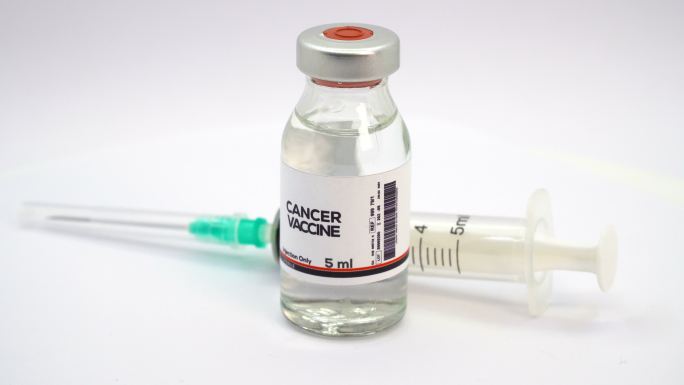 癌症疫苗和注射器辉瑞疫苗