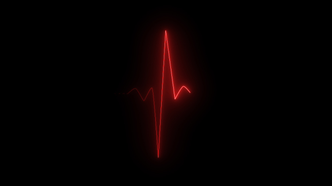 心电图心跳监护 心率 心律波形图 脉搏