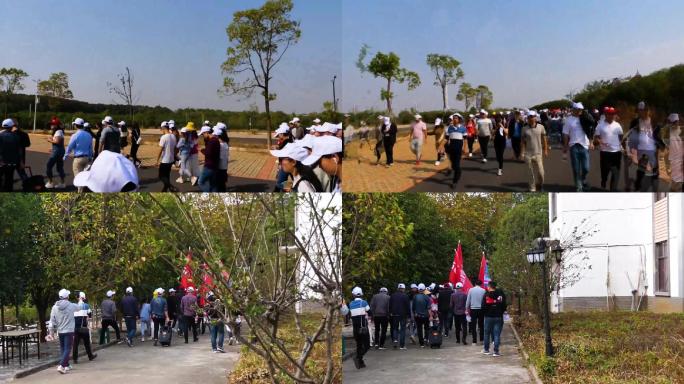 青年旅行 青年团建 大步前行 青年旅行