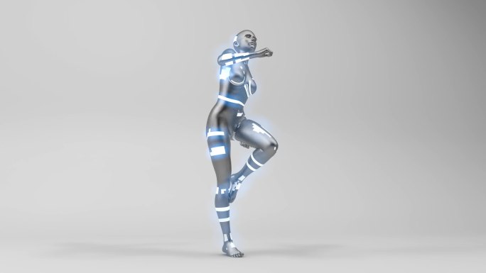 舞者机器人动画虚拟人