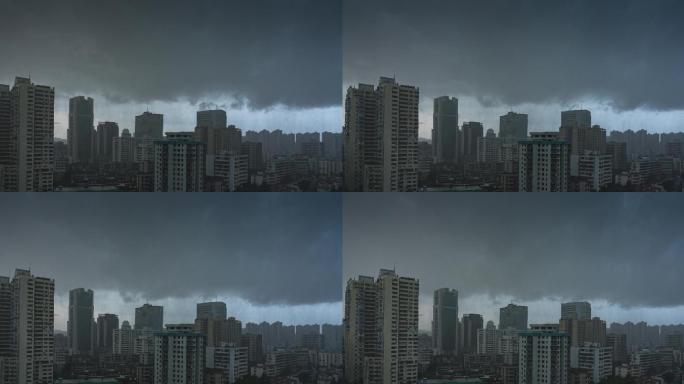 城市雨景-延时