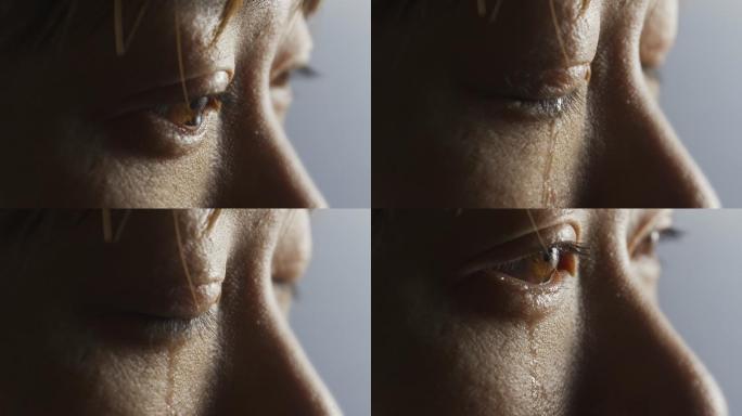 女人流泪 伤感 视频 素材