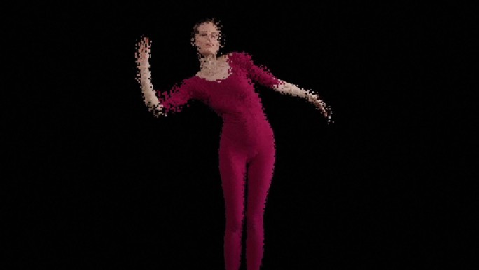 超现实舞者跳舞特效视频