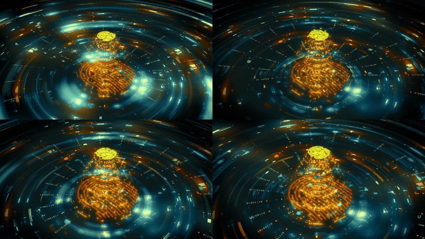 数字指纹扫描验证过程