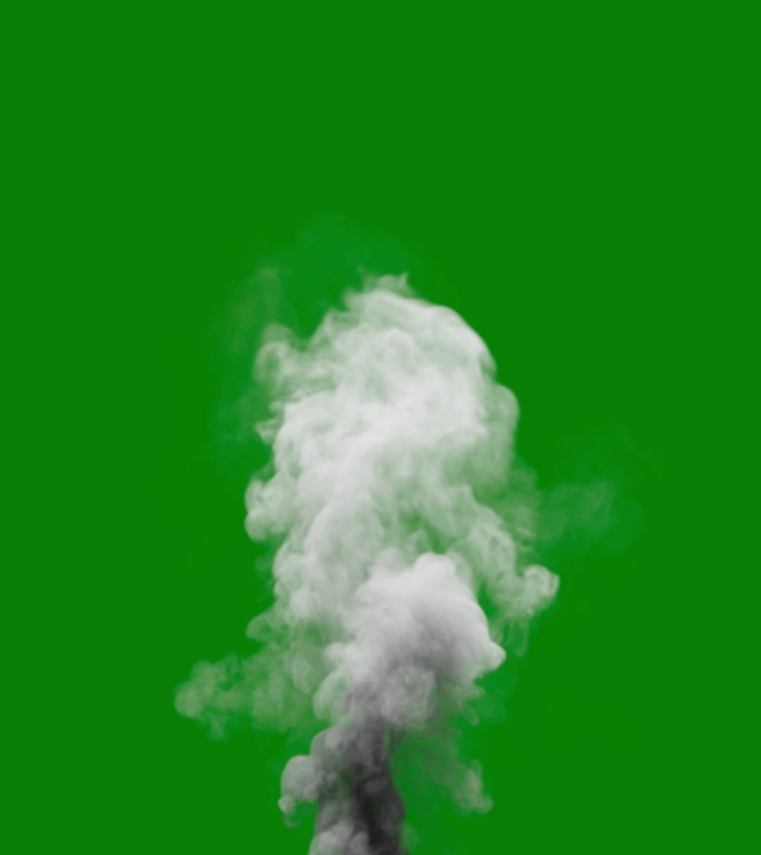 白色烟雾抠像通道元素