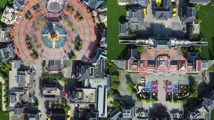 四川省绵阳市江油市方特东方神画航拍