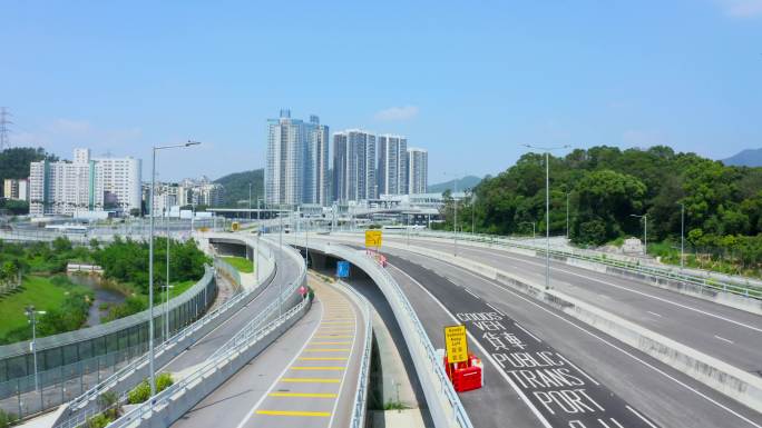 香港Heung Yuen Wai（HYW）公路景观