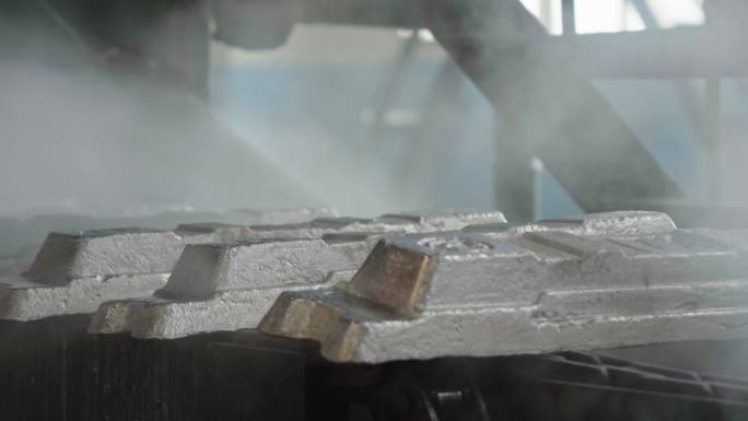 铝厂铝锭铸造生产 铝锭库