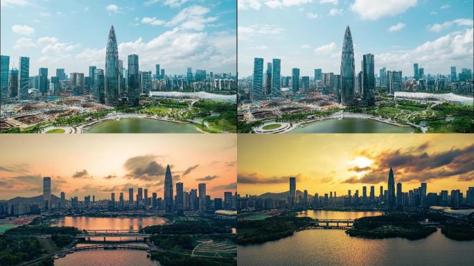 【原创素材】深圳人才公园延后海春笋大厦