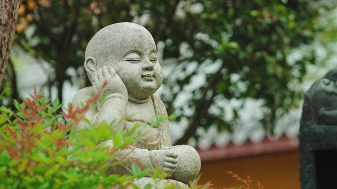 祈福祭拜寺庙佛教香蜡香火朝拜