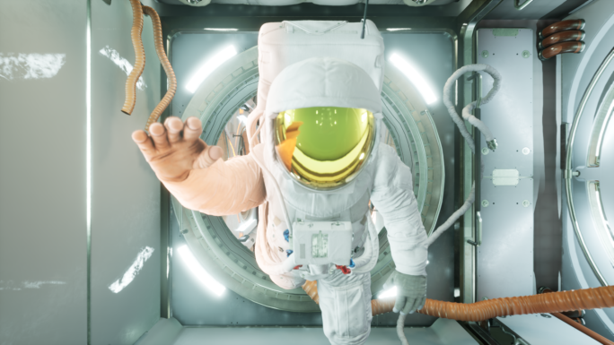 太空人 裸眼3D屏幕 户外大屏 科技