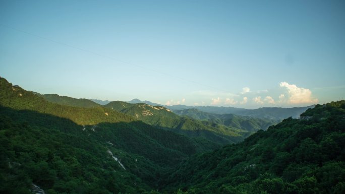 青山延时拍摄