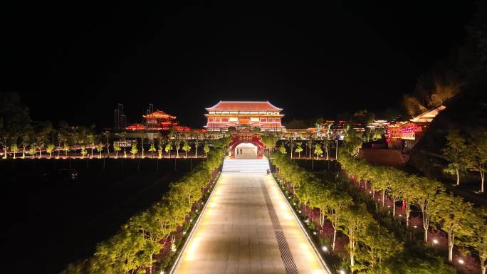 湖南龙山太平山景区夜景