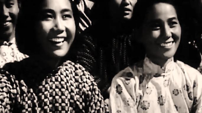 老年代 农民 妇女 扭秧歌50年代老视频