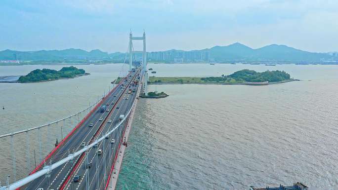 跨海大桥 跨海 大桥 海上 航拍