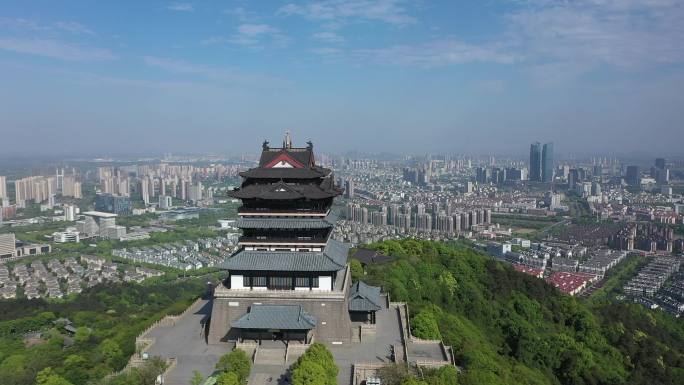 仁皇山 仁皇阁 湖州风景航拍